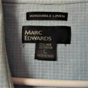 Marc Edwards Pale blue Button Down Shirt, L